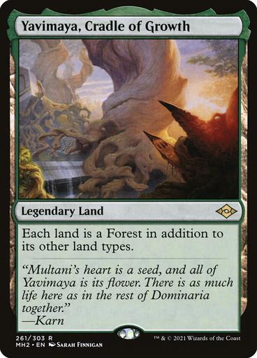 Yavimaya, Cradle of Growth #261 Magic Modern Horizons 2