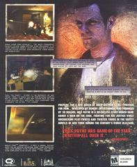 US Back Cover [Big Box] | Max Payne PC Games