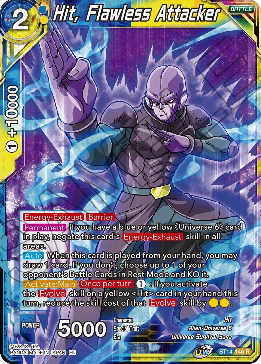 Hit, Flawless Attacker BT14-146 Dragon Ball Super Cross Spirits