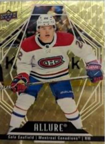 Cole Caufield #8 2022-23 Upper Deck Allure Hockey