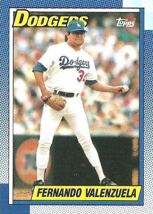 Fernando Valenzuela #340 1990 Topps Baseball