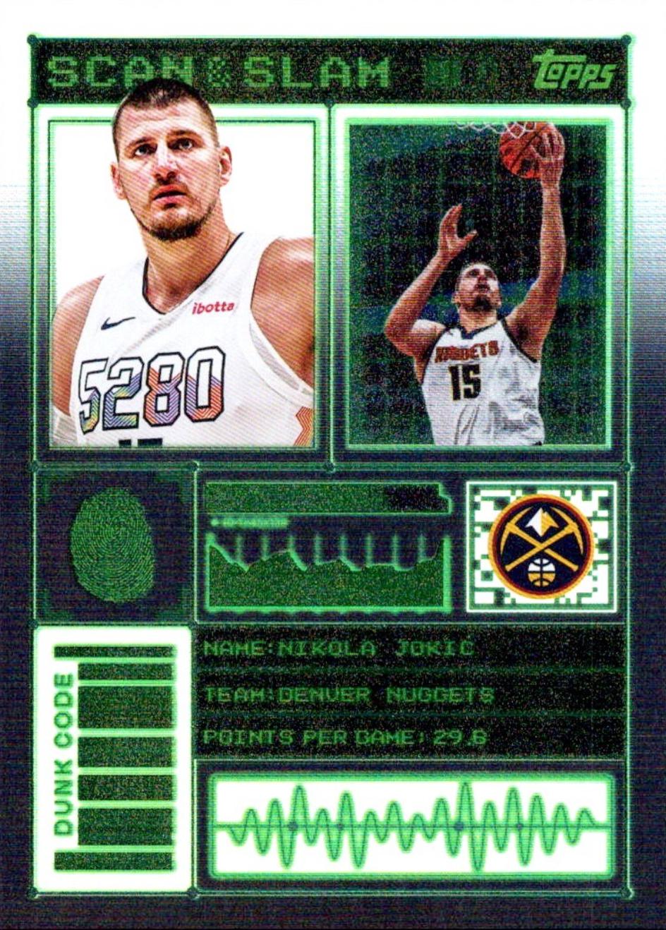 2025 Topps Scan and Slam Nikola Jokic #SS-7 card