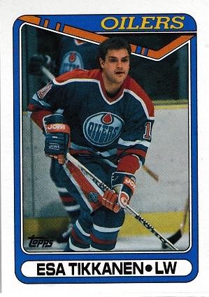 Esa Tikkanen #156 Hockey Cards 1990 Topps