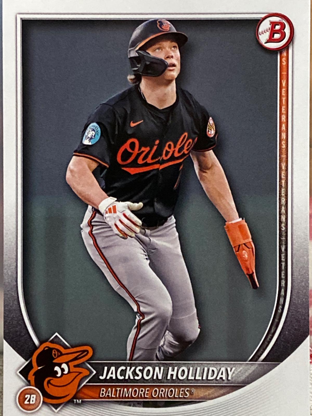 Jackson Holliday #77 Baseball Cards 2025 Bowman