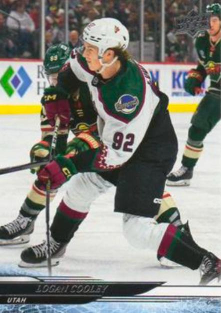 Logan Cooley #419 Hockey Cards 2024 Upper Deck