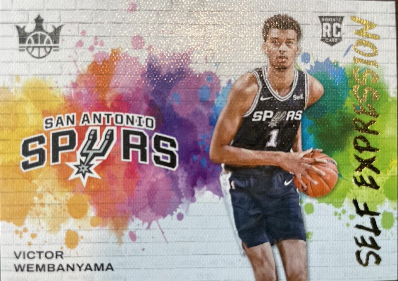 Victor Wembanyama #7 Basketball Cards 2023 Panini Court Kings Self Expression