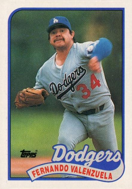 Fernando Valenzuela #150 Baseball Cards 1989 Topps
