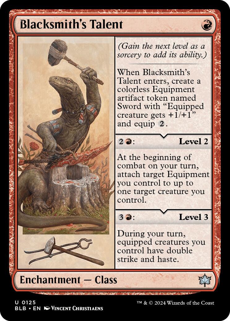 Blacksmith's Talent #125 Magic Bloomburrow