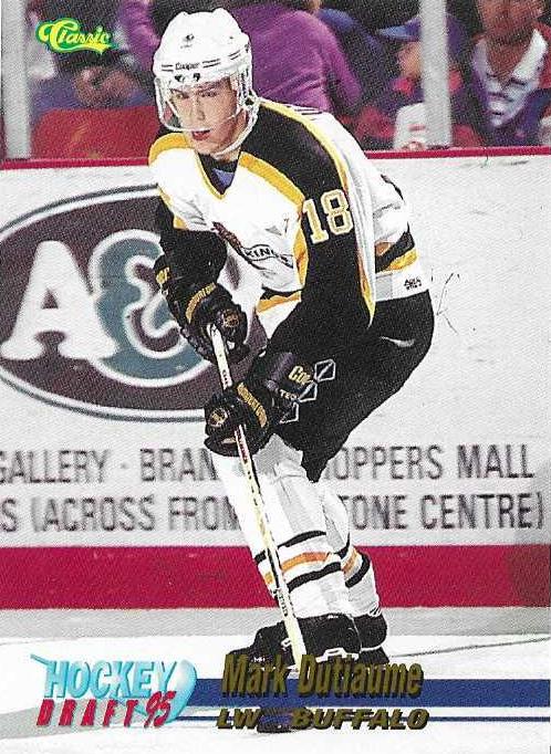 Mark Dutiaume #37 1995 Classic Hockey