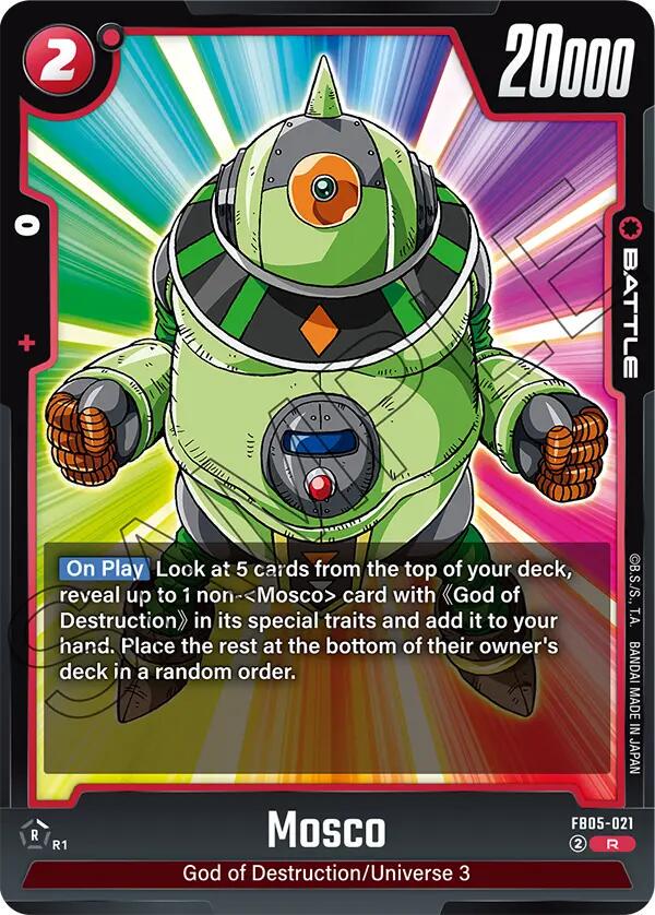 Mosco FB05-021 Dragon Ball Fusion World New Adventure