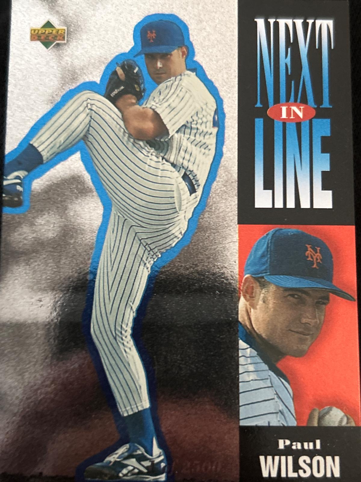 Paul Wilson #20 Baseball Cards 1994 Upper Deck All Time Heroes Next in Line