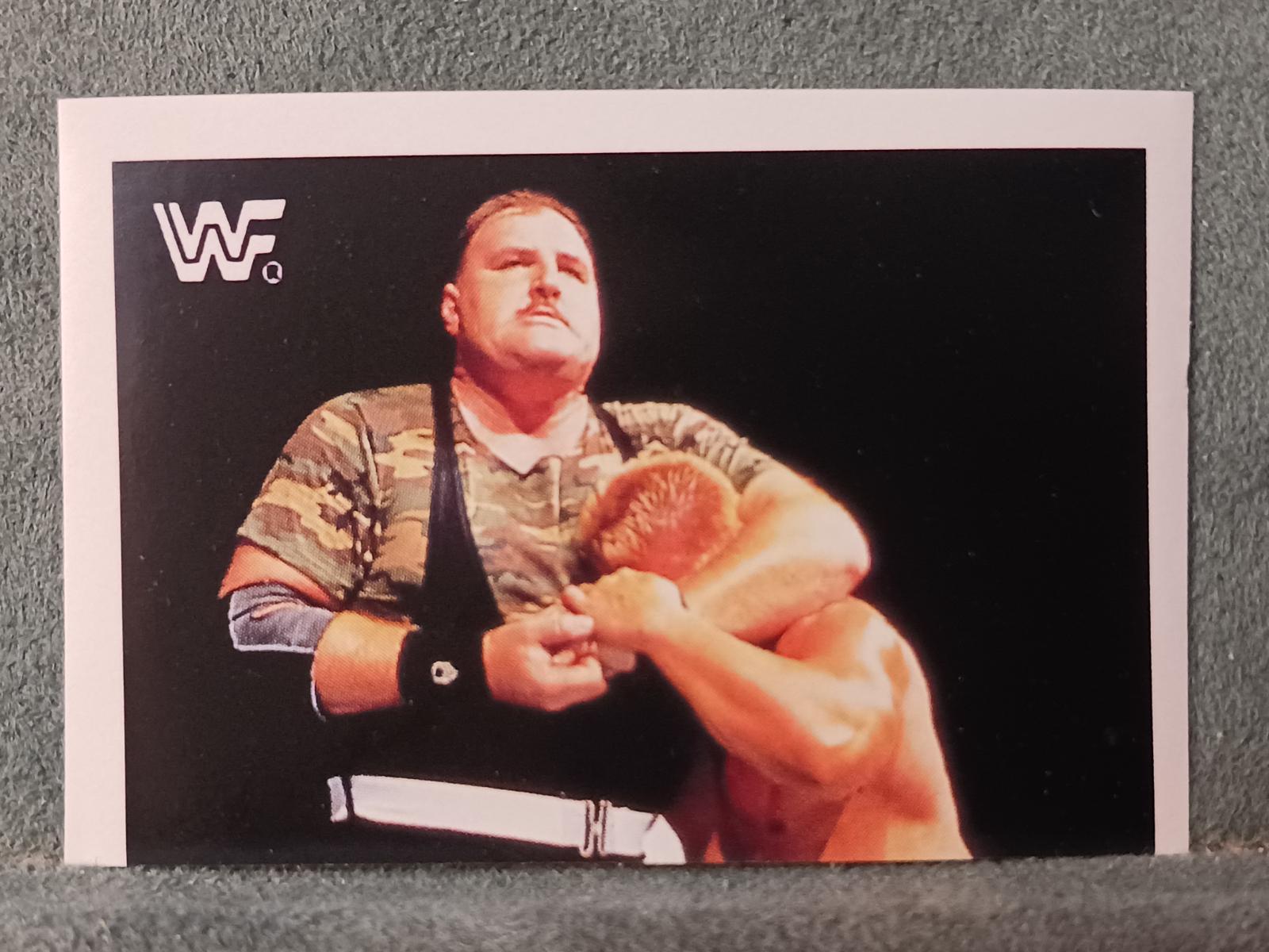 Sgt. Slaughter #133 Wrestling Cards 1991 WWF Superstars Stickers
