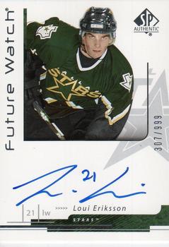 Loui Eriksson #176 2006 Sp Authentic Hockey