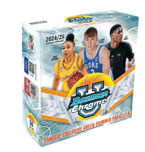 Mega Box Basketball Cards 2024 Bowman Chrome University
