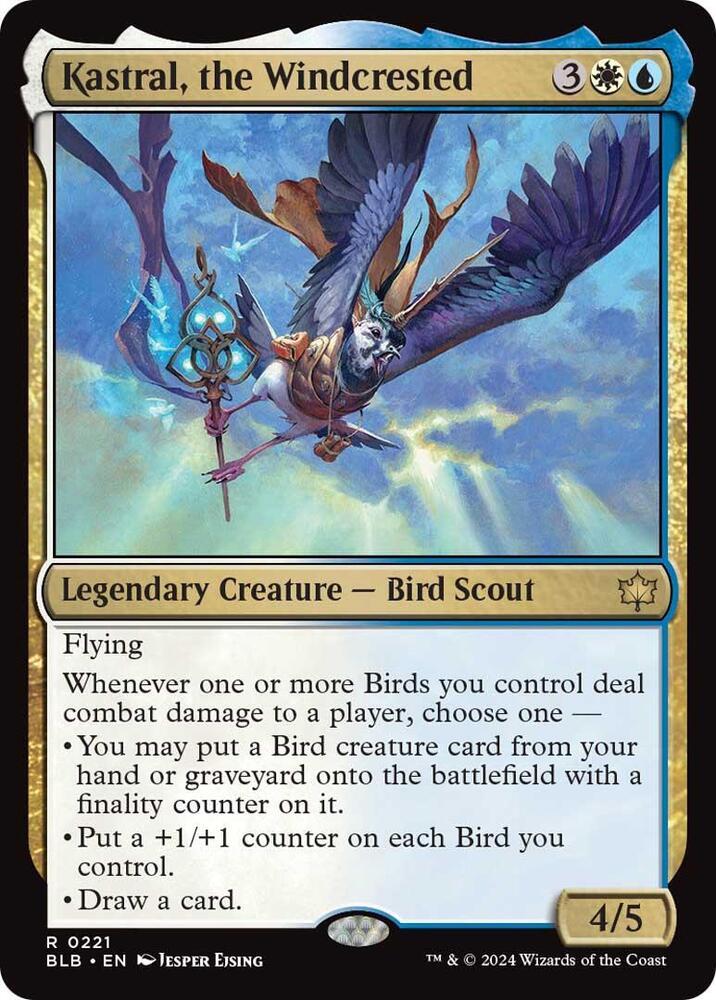 Kastral, the Windcrested (Magic Bloomburrow)