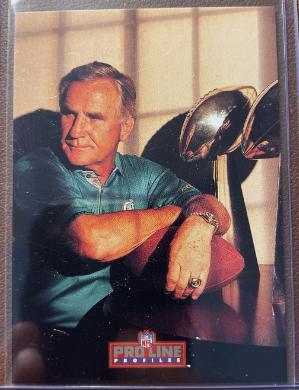 Don Shula #9 Football Cards 1992 Pro Line Profiles National Convention