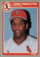 Terry Pendleton #236 Baseball Cards 1985 Fleer Prices
