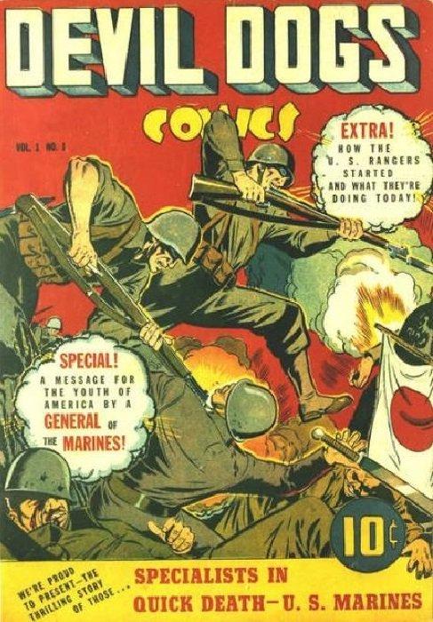 Devil Dog Comics #1 (1942) Comic Books Devil Dog Comics