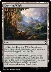 Evolving Wilds #302 Magic Bloomburrow Commander Prices
