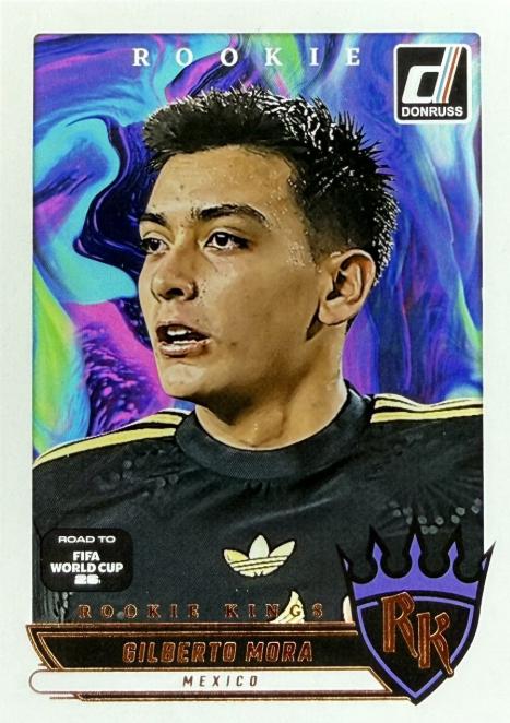 2025 Panini Donruss Road to FIFA Rookie Kings Gilberto Mora #10 card