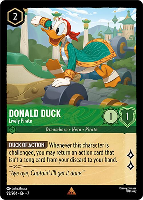 Donald Duck - Lively Pirate #98 Lorcana Archazia's Island