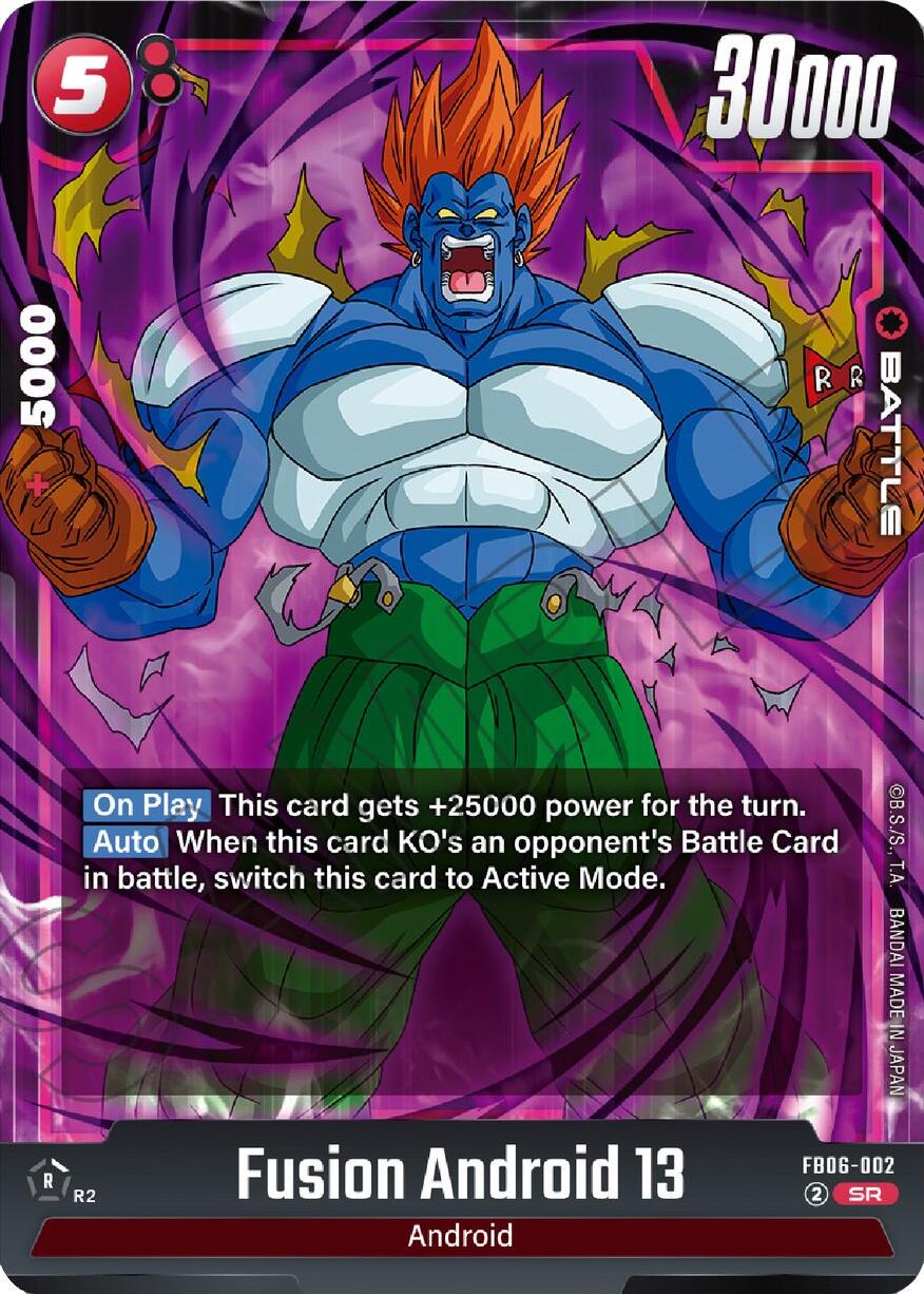 Fusion Android 13 FB06-002 Dragon Ball Super Rivals Clash