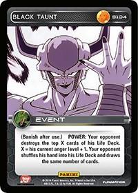 Black Taunt S104 Dragon Ball Z Premier Set
