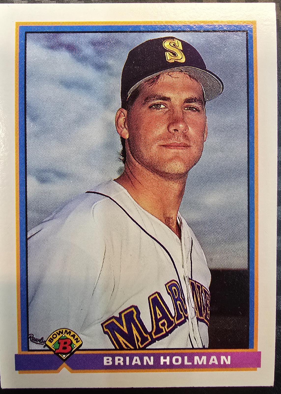 Brian Holman #240 Baseball Cards 1991 Bowman