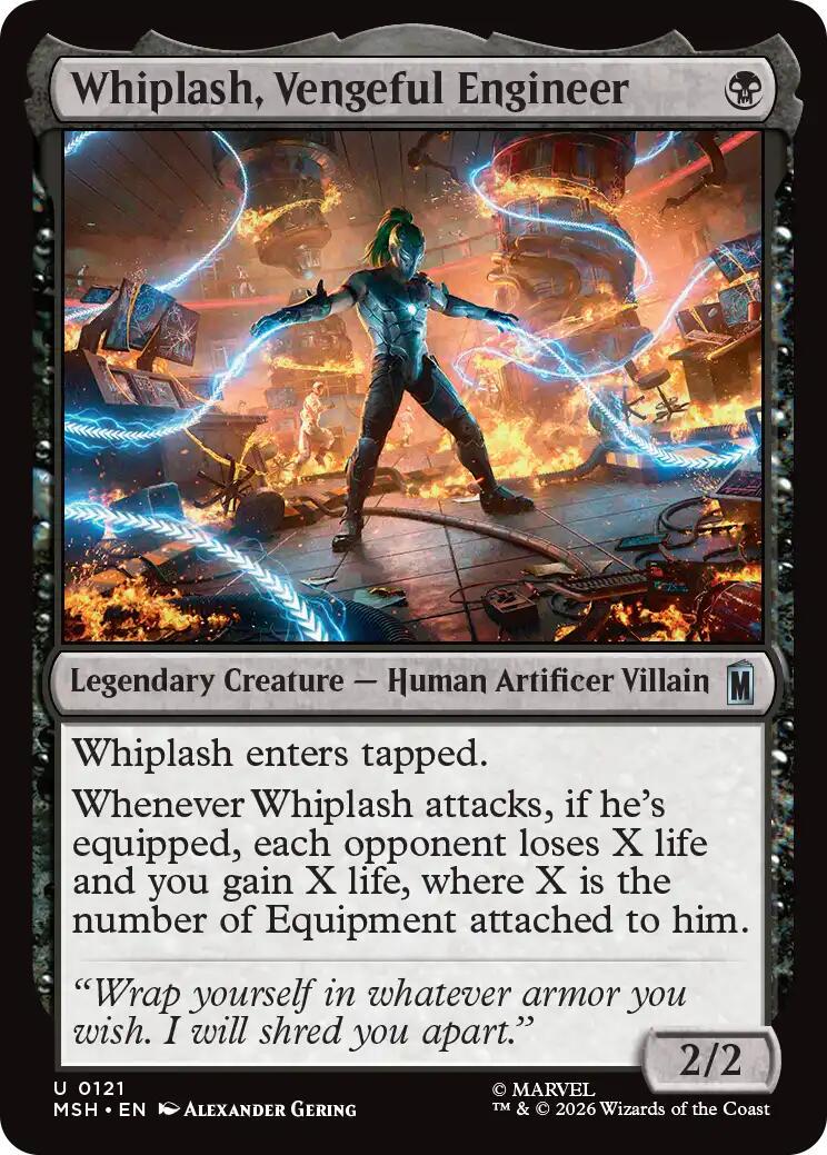 Whiplash, Vengeful Engineer (Magic Marvel Super Heroes)