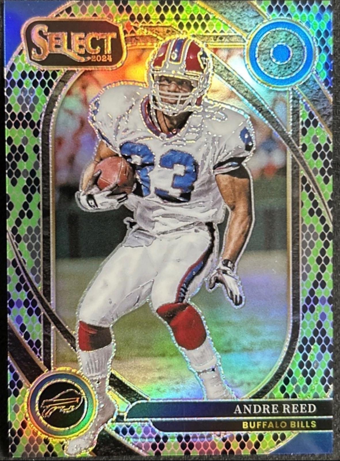 Andre Reed [Green Black Snakeskin Prizm] #205