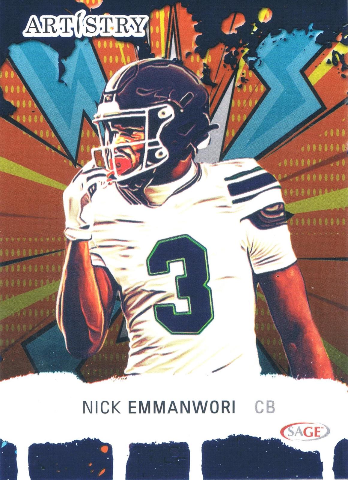 Nick Emmanwori #48 2025 Sage Artistry Football