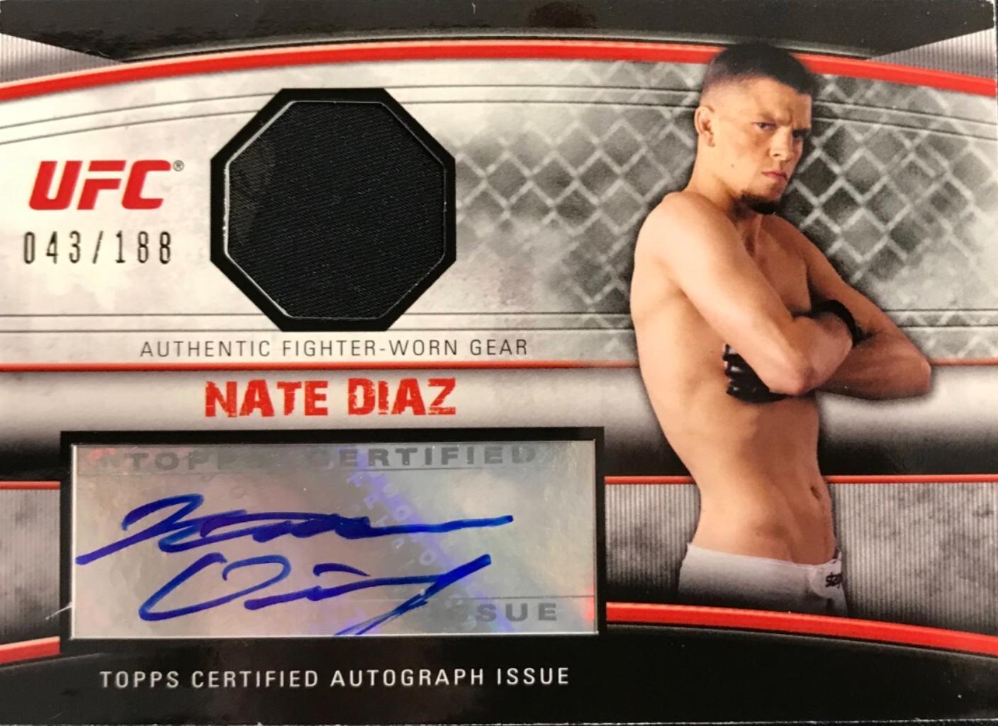 Nate Diaz #A-ND Prices | 2010 Topps UFC Knockout Autographs | UFC