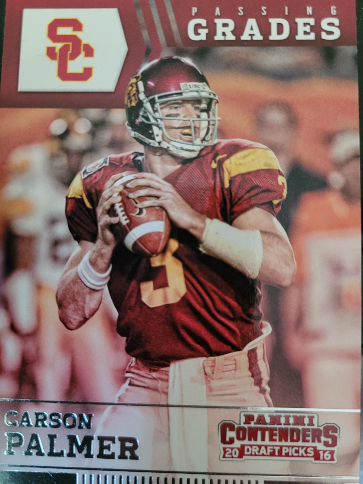 Carson Palmer #6 Football Cards 2016 Panini Contenders Draft Picks Passing Grades