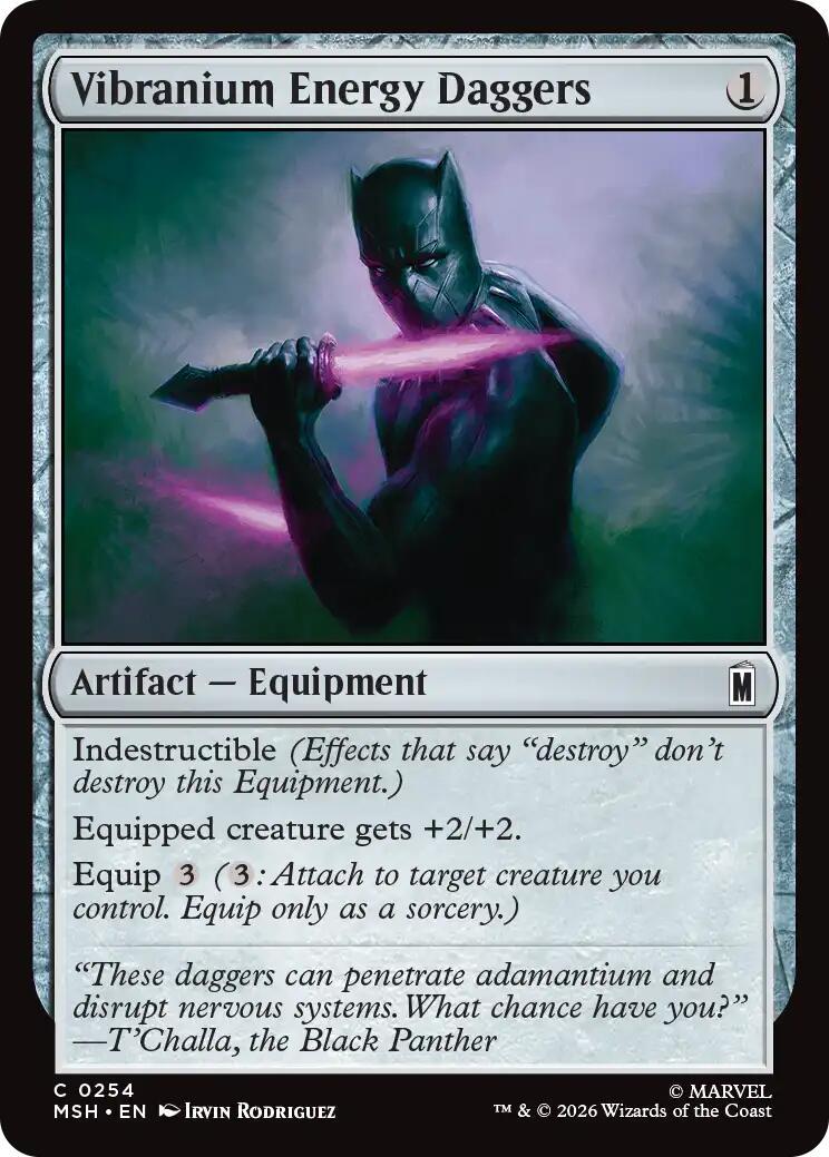 Vibranium Energy Daggers (Magic Marvel Super Heroes)
