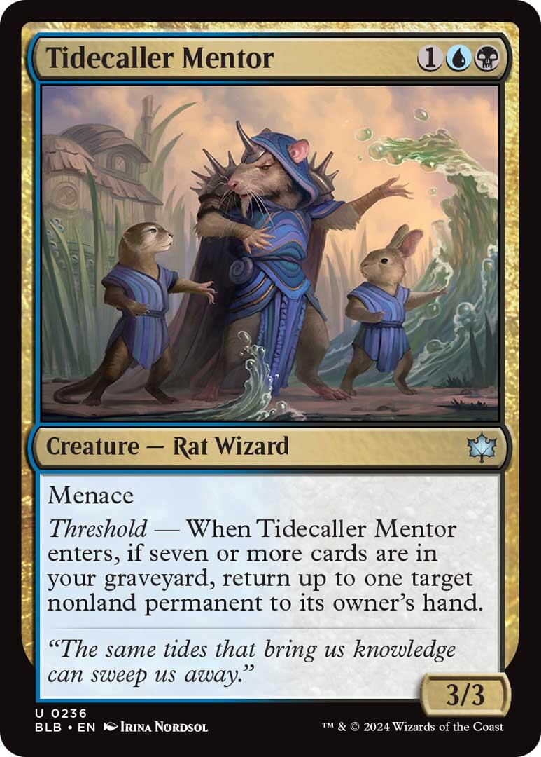 Tidecaller Mentor #236 Magic Bloomburrow