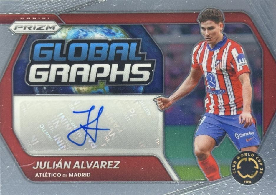 Julian Alvarez #GG-JA 2025 Panini Prizm FIFA Club World Cup Global Graphs