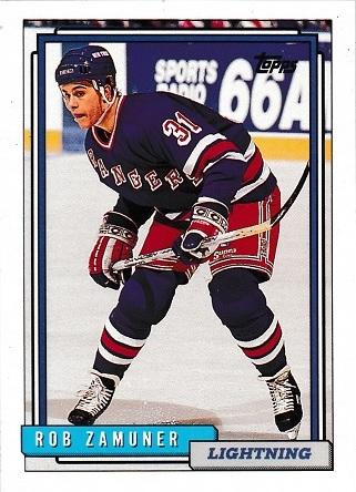 Rob Zamuner #426 Hockey Cards 1992 Topps