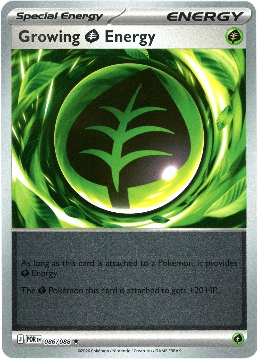 Growing Grass Energy [Reverse Holo] #86 Precios | Pokemon Perfect