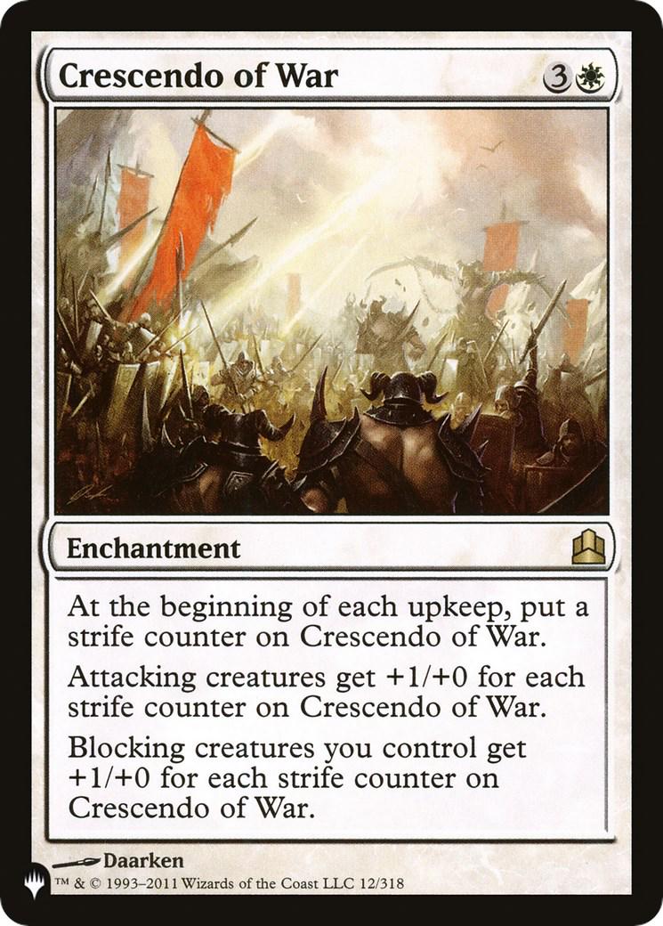 Crescendo of War (Magic The List Reprints)