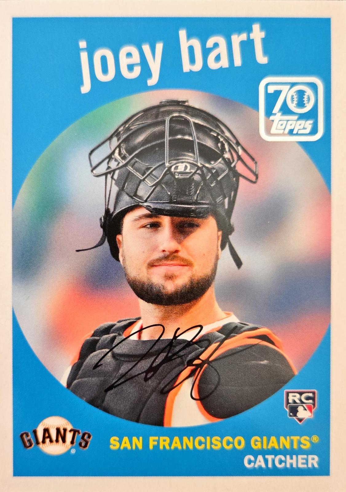 Joey Bart #70YT-9 Baseball Cards 2021 Topps 70 Years of Baseball
