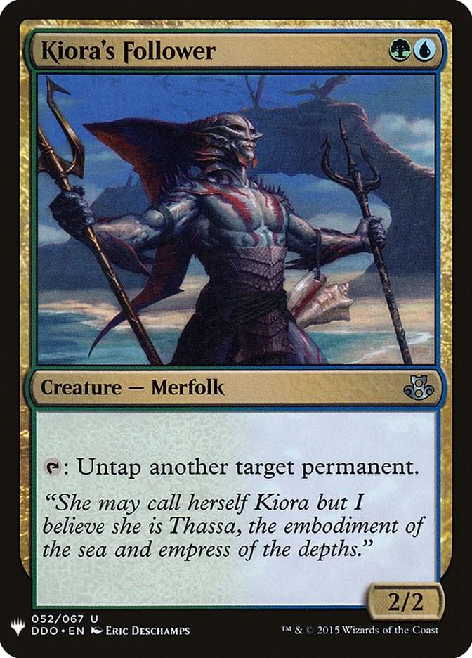 Kiora's Follower #52 Magic The List Reprints