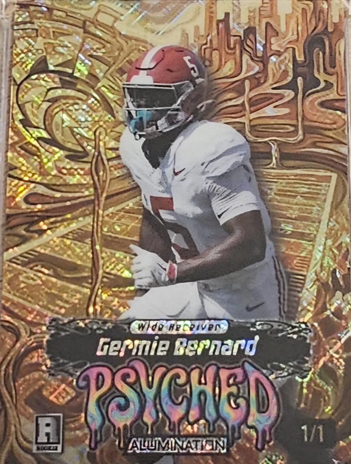 Germie Bernard #JPYW4-GB 2026 Wild Card Alumination Just The Hits Football