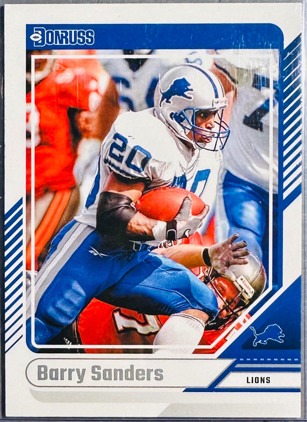 Barry Sanders #266 Football Cards 2024 Panini Donruss