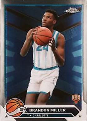 Brandon Miller #127 Basketball Cards 2023 Topps Chrome