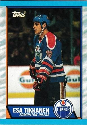 Esa Tikkanen #12 Hockey Cards 1989 Topps