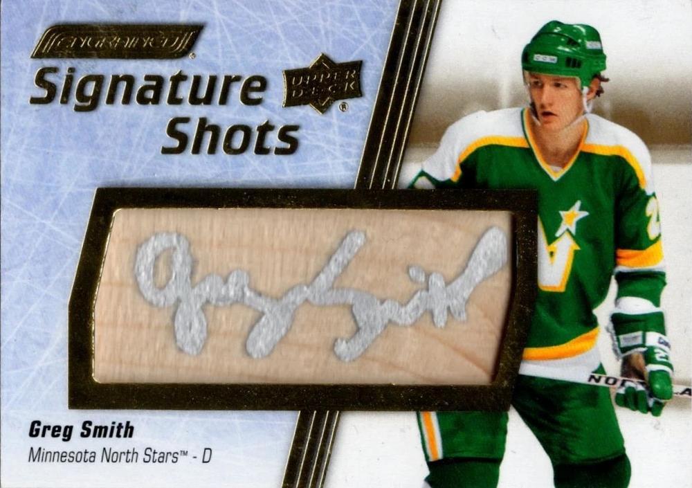 Greg Smith #SS-SG 2024 Upper Deck Engrained Icons Signature Shots Hockey