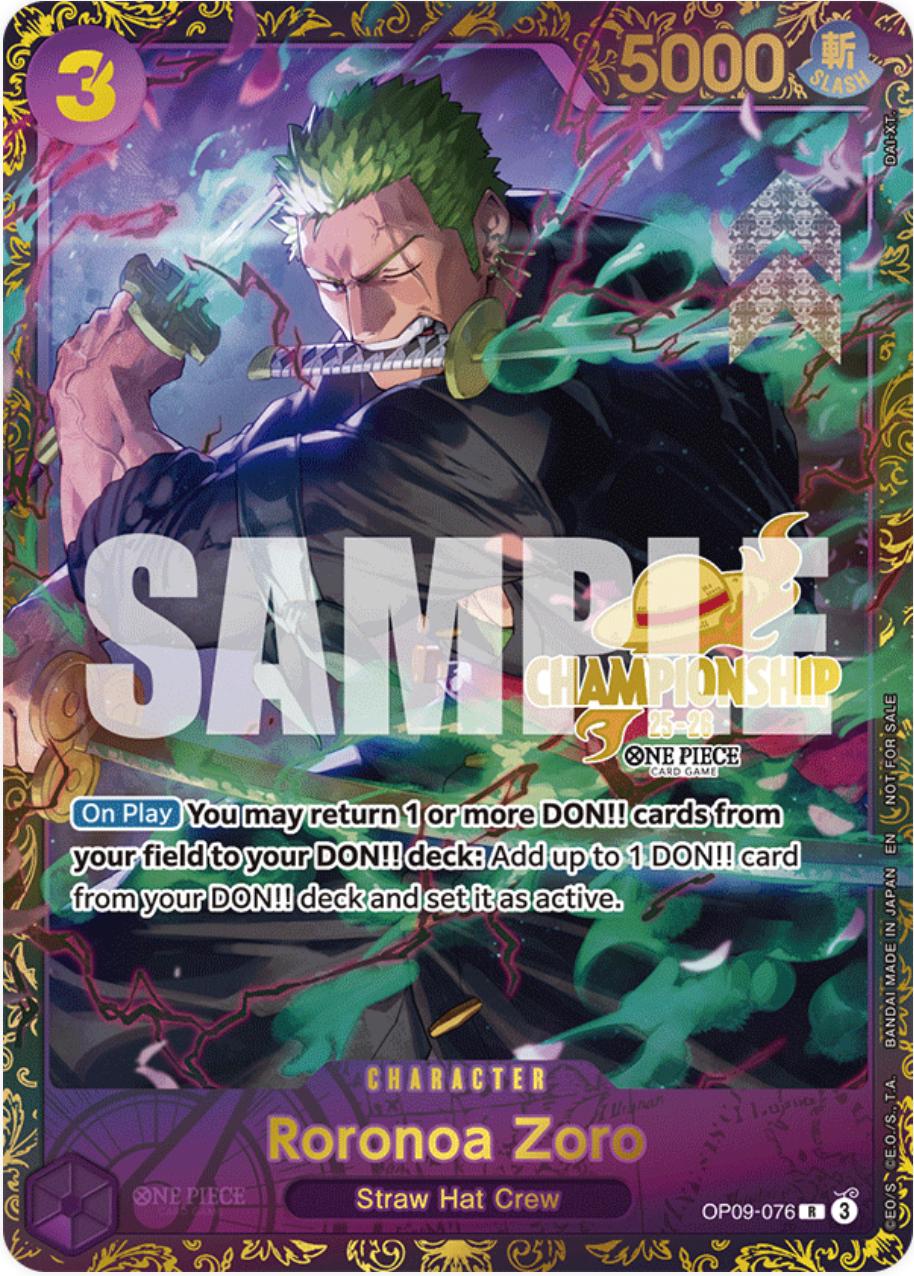 Roronoa Zoro [Championship 25-26] OP09-076 Prices | One Piece