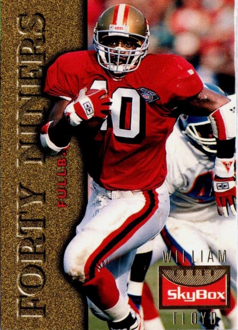 William Floyd [Promo Sample] #S7 Prices [Rookie] | 1995 Skybox Premium ...