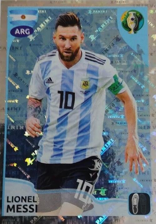 Lionel Messi #222 Soccer Cards 2019 Panini Copa America Sticker