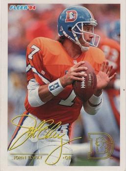 John Elway #96 1994 Fleer Shell Fact Football